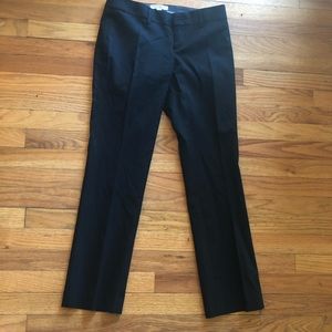Banana republic wool lined black trousers